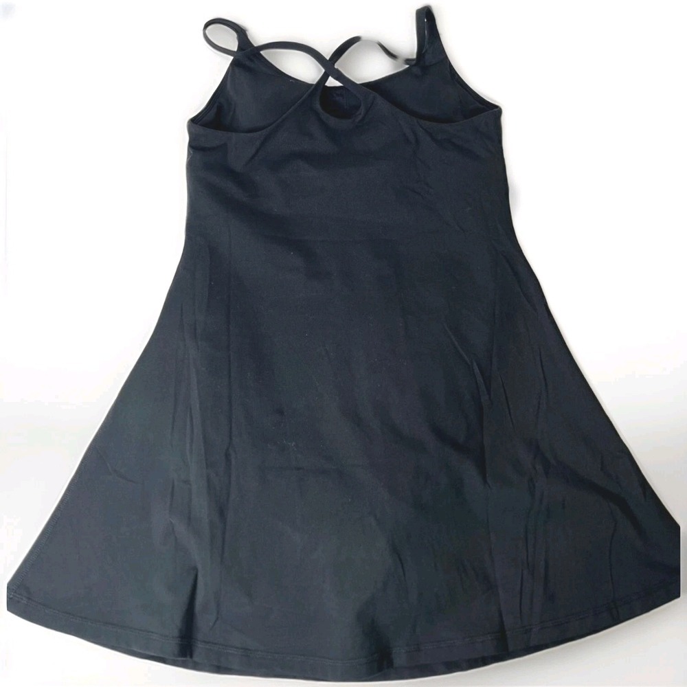 Nicole Miller Sport Golf Tennis Dress XL Moisture Wicking Crossback Black - Picture 6 of 10